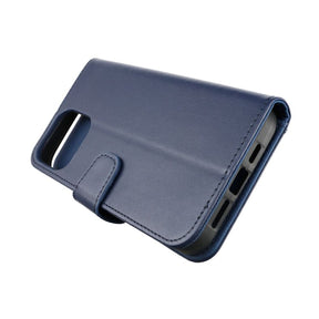 iPhone 13 Pro Max Plånboksfodral Extra Kortfack Rvelon - Blå