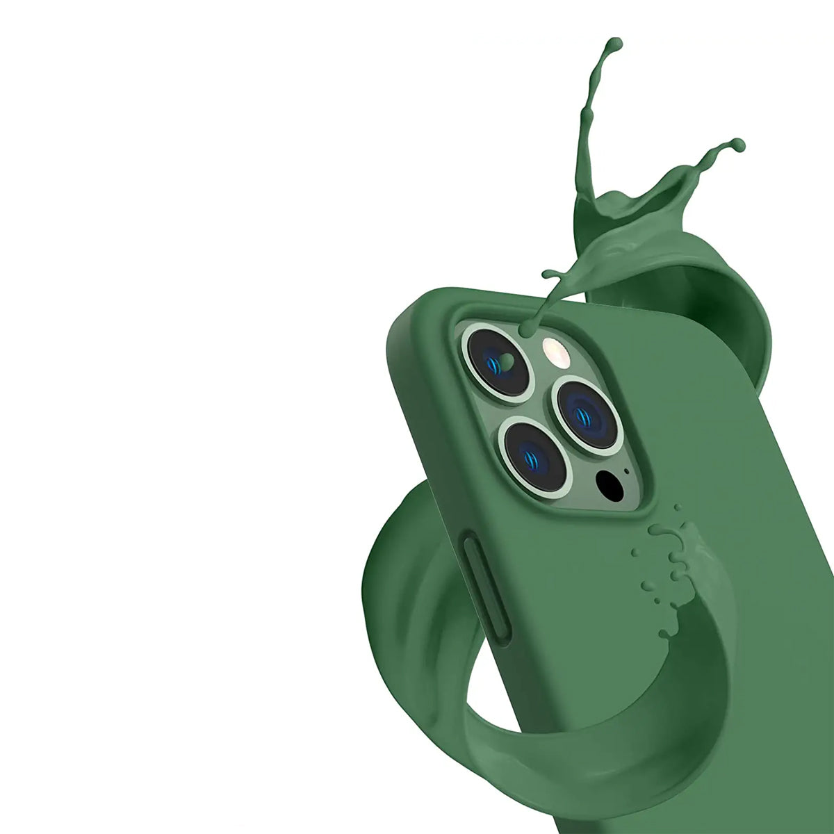 iPhone 13 Pro Silikonskal Rvelon - Grön