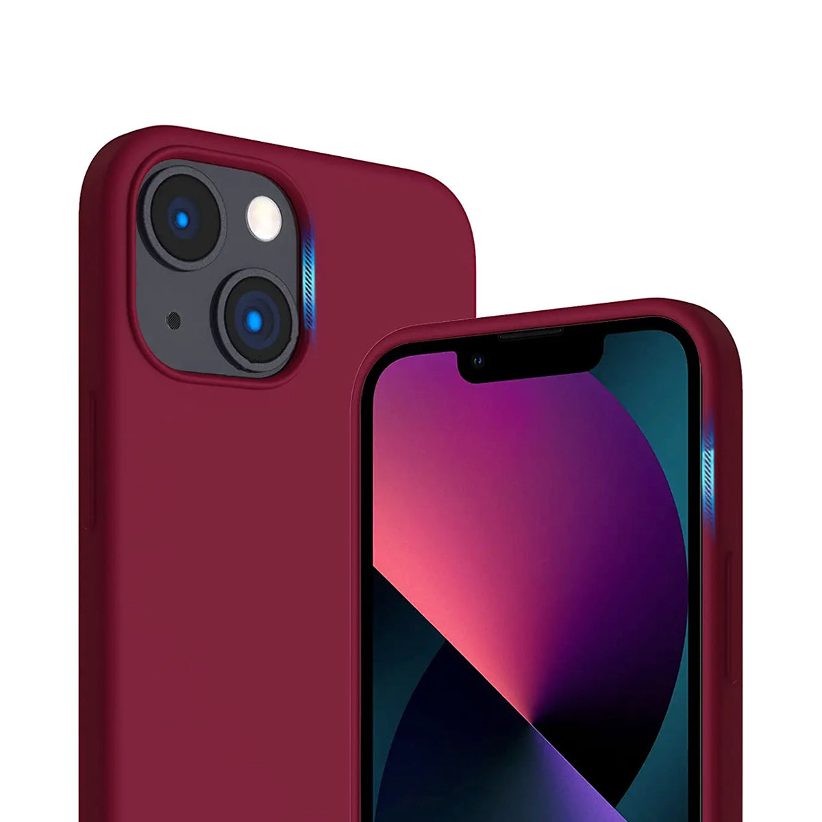 iPhone 14 Silikonskal Rvelon - Röd