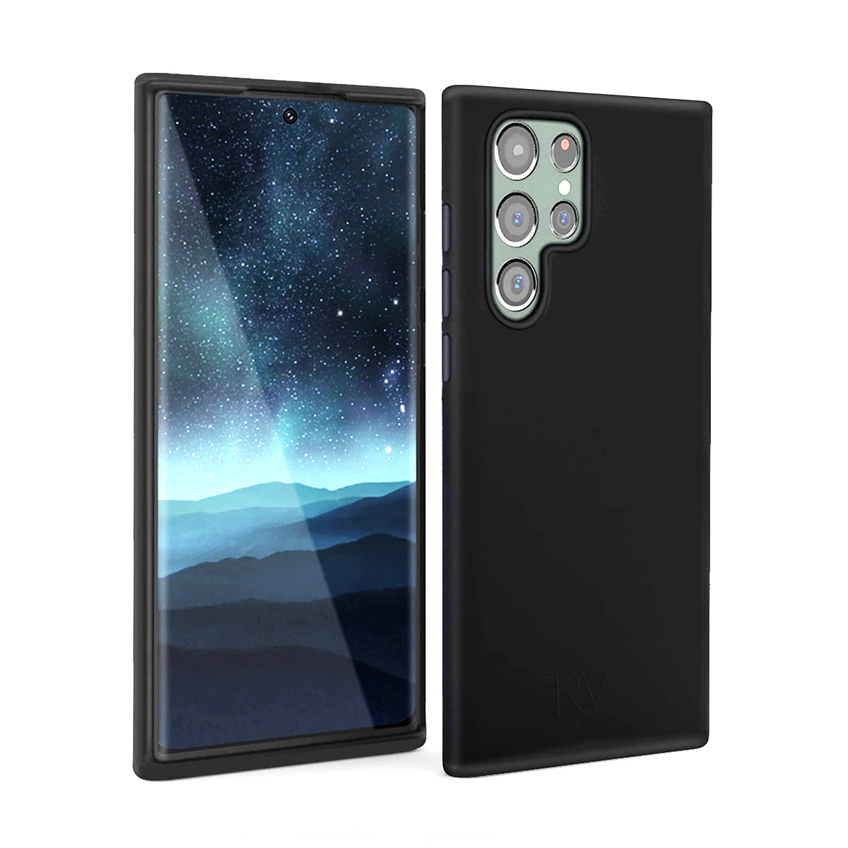 Samsung Galaxy S22 Ultra Silikonskal Rvelon - Svart