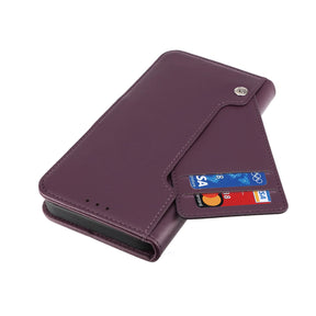 iPhone 14 Plus Plånboksfodral Extra Kortfack Rvelon - Lila