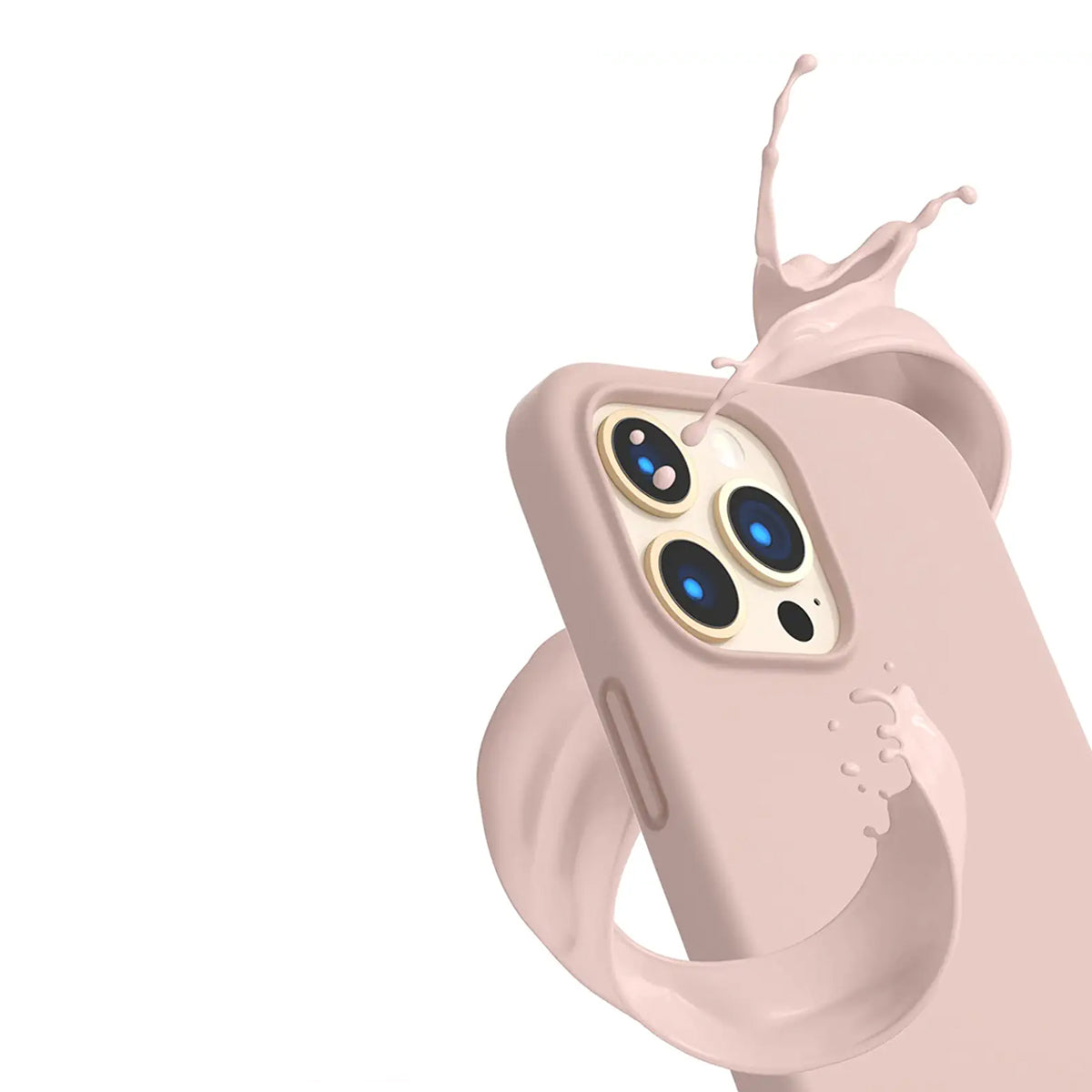 iPhone 13 Pro Max Silikonskal Rvelon - Beige