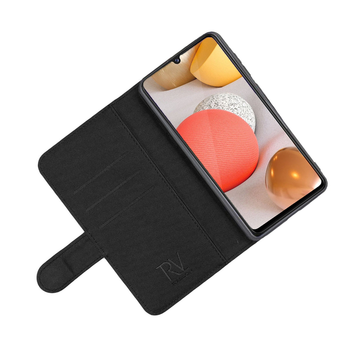 Samsung Galaxy A22 Plånboksfodral Magnet Rvelon - Svart
