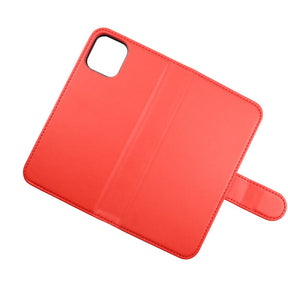 iPhone 13 Pro Plånboksfodral Magnet Rvelon - Röd
