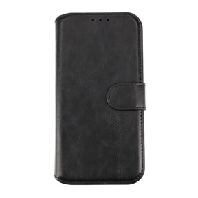 iPhone 15 Plånboksfodral Magnet Rvelon - Svart