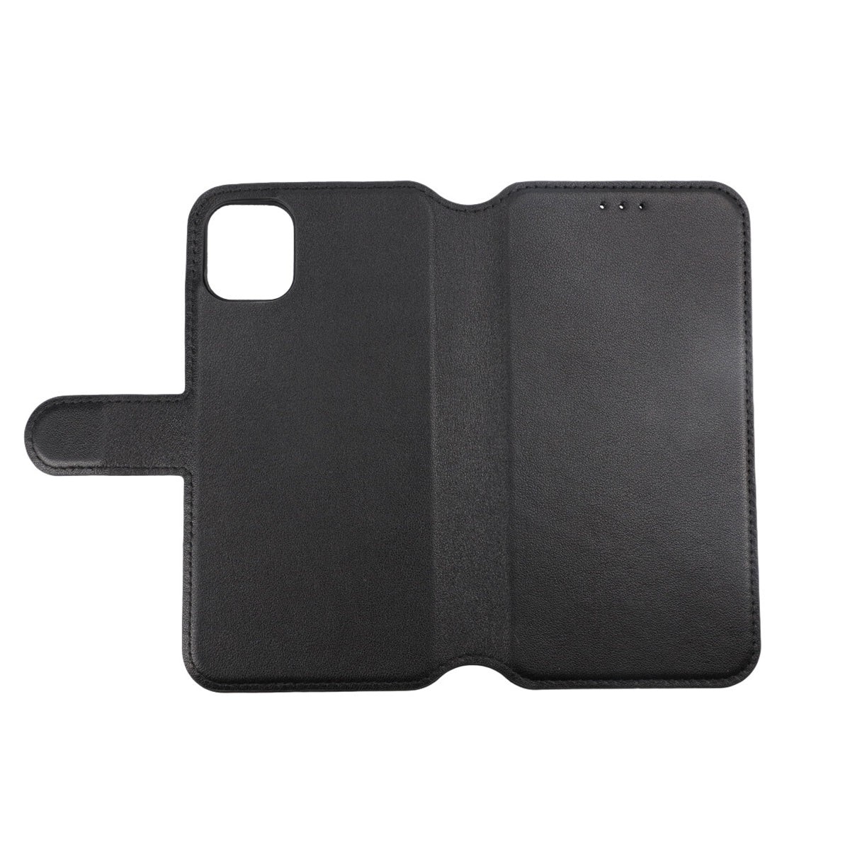 iPhone 11 Plånboksfodral Läder Rvelon - Svart