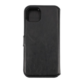 iPhone 15 Plus Plånboksfodral Magnet Rvelon - Svart