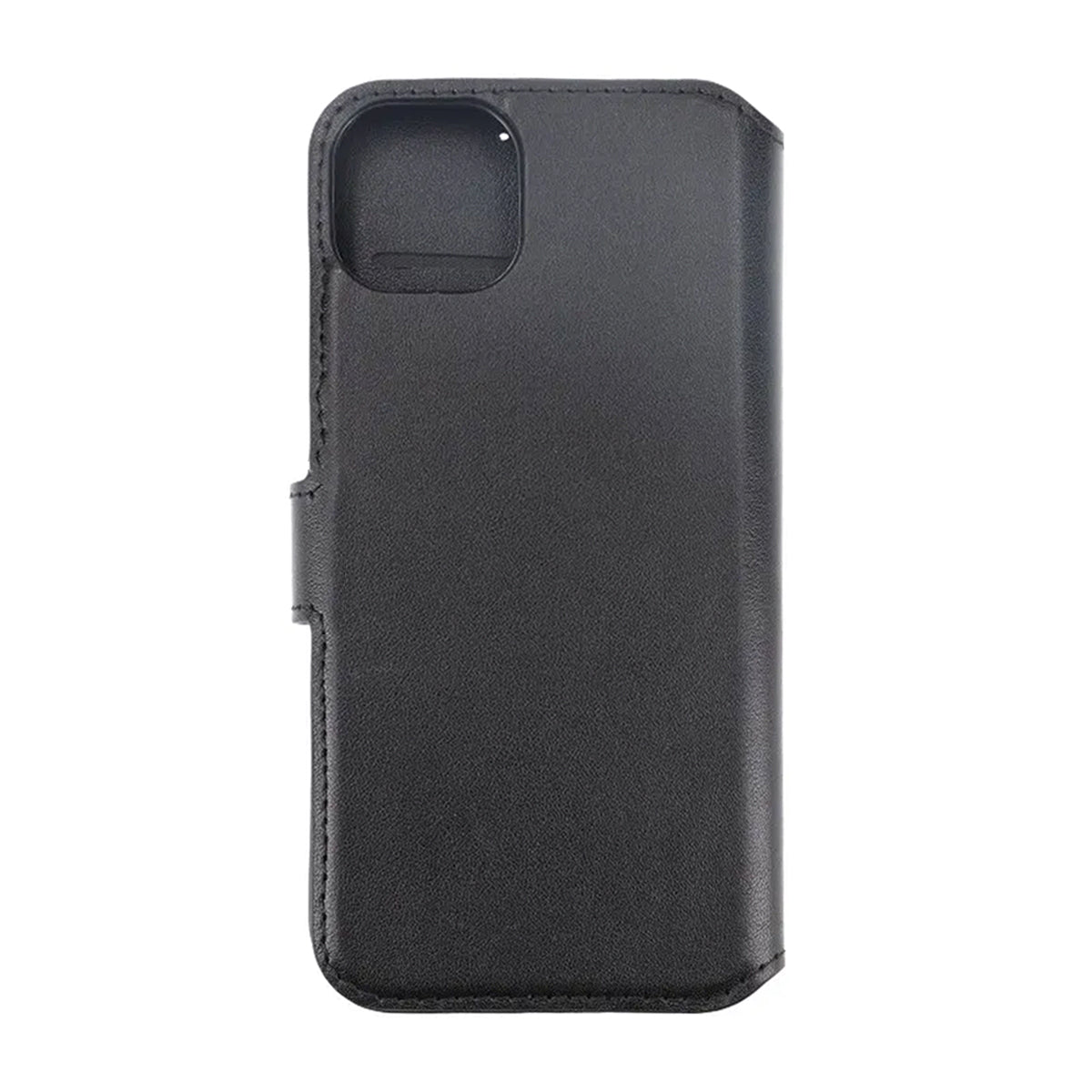 iPhone 15 Plånboksfodral Läder Rvelon - Svart