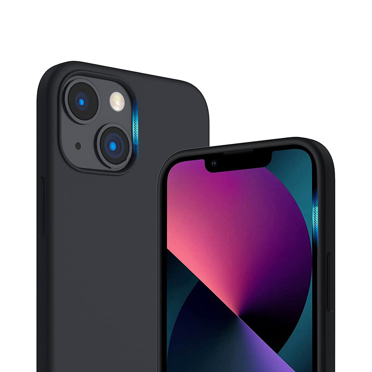 iPhone 14 Silikonskal Rvelon - Svart