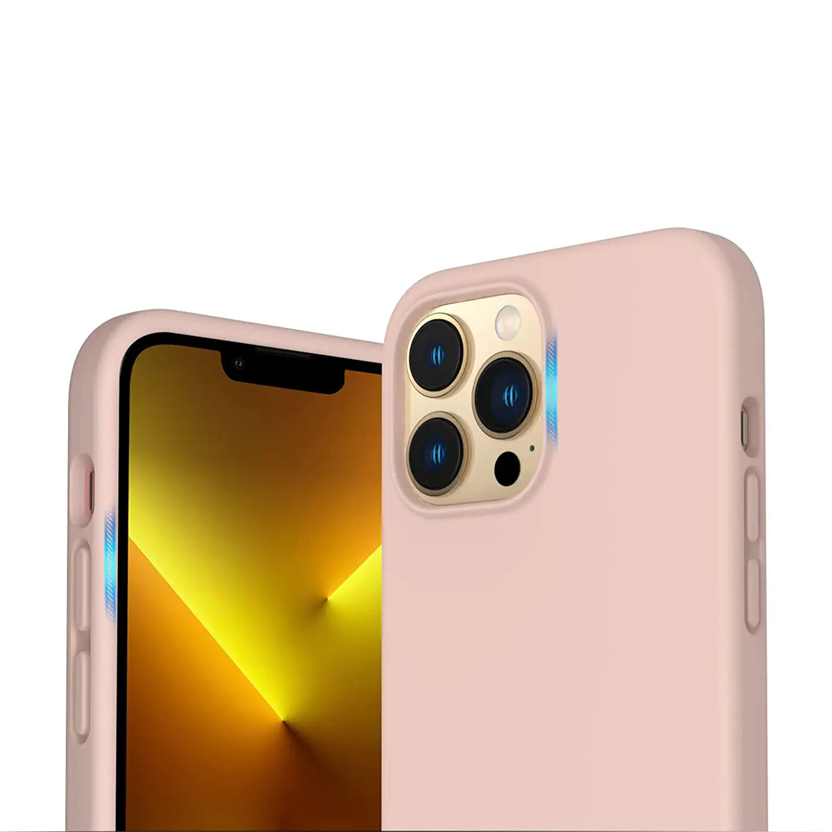 iPhone 13 Pro Max Silikonskal Rvelon - Beige