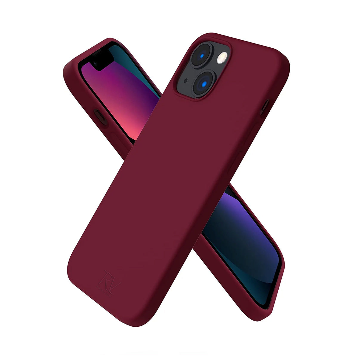 iPhone 13 Silikonskal Rvelon - Röd