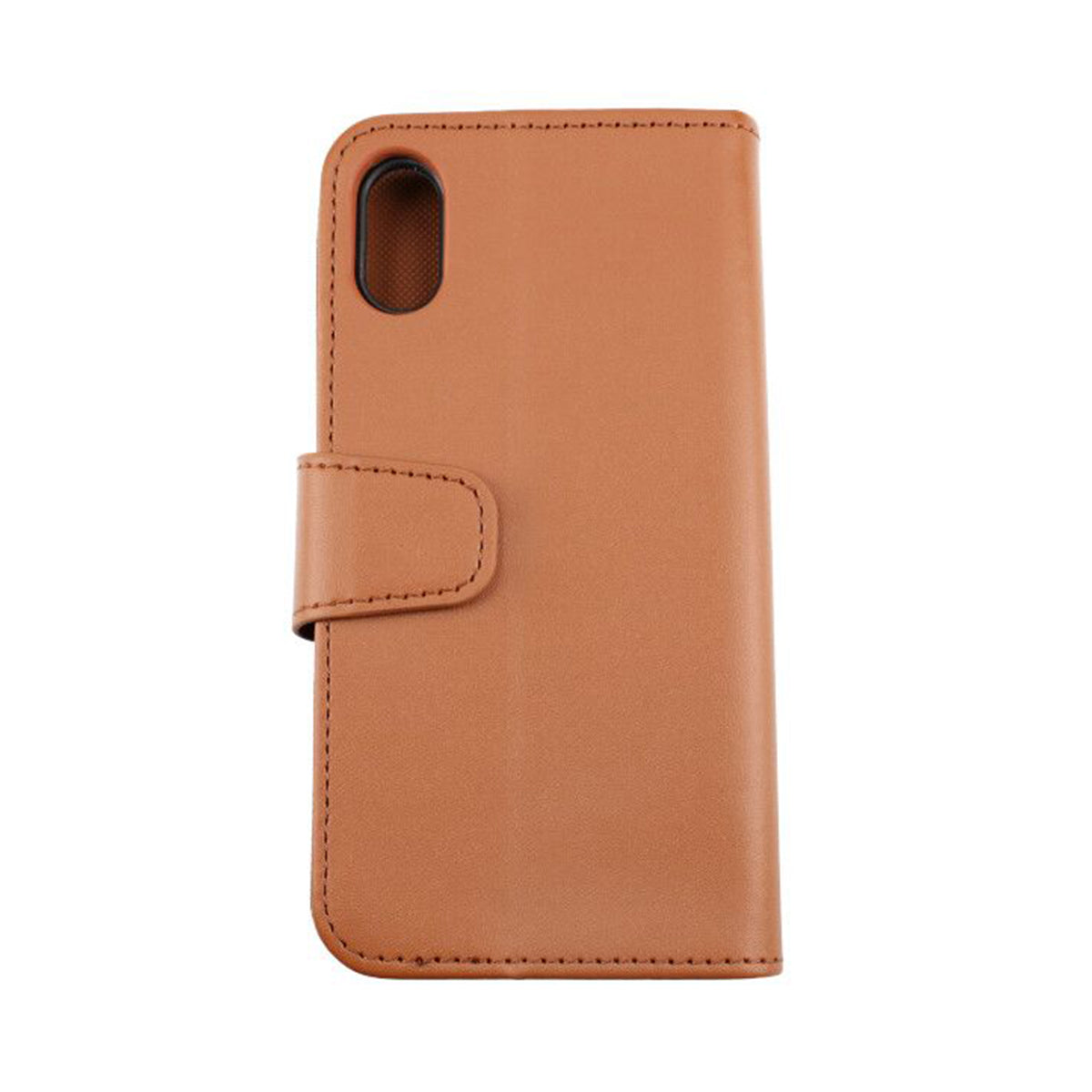 iPhone X/XS Plånboksfodral Extra Kortfack Rvelon - Guldbrun