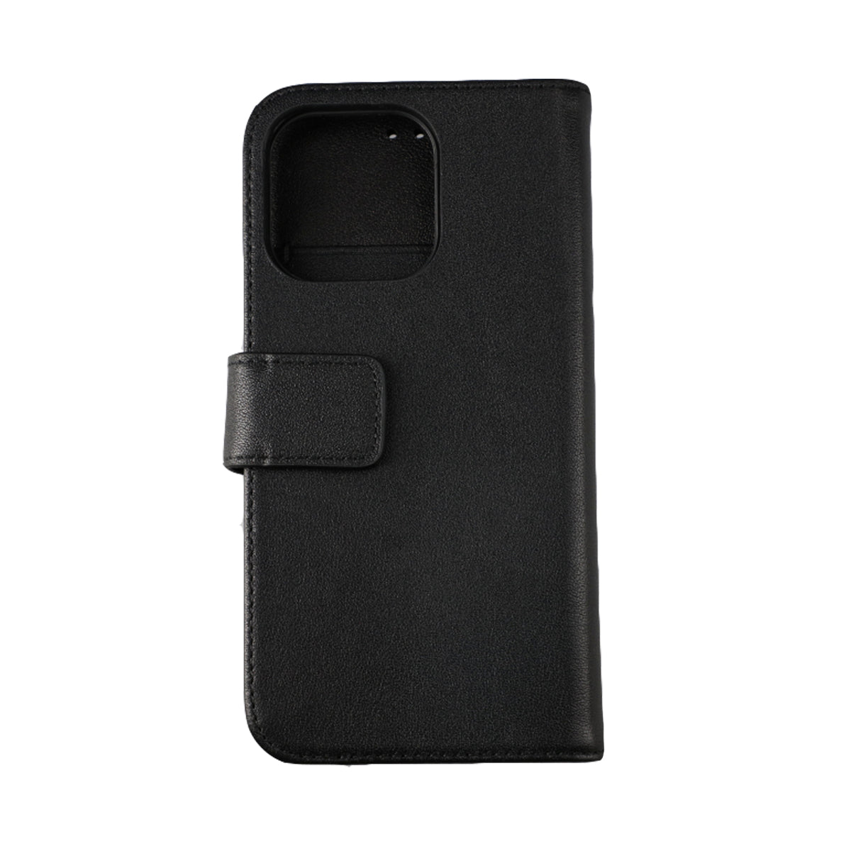 iPhone 13 Pro Plånboksfodral Läder Rvelon - Svart