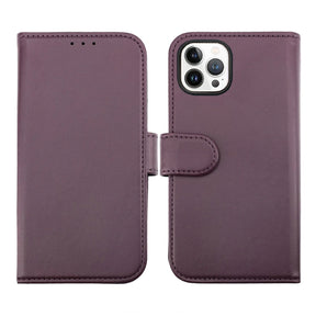 iPhone 14 Pro Max Plånboksfodral Magnet Rvelon - Lila