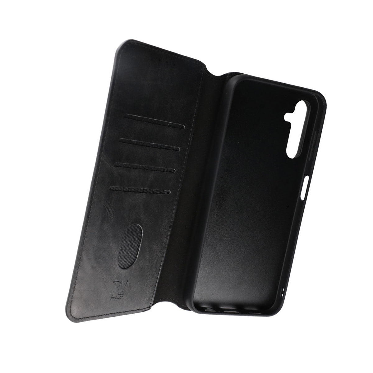 Samsung Galaxy A14 4G/5G Plånboksfodral Magnet Rvelon - Svart