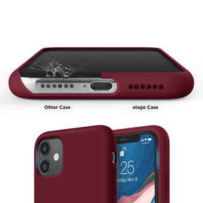 iPhone 11 Silikonskal Rvelon - Vinröd