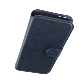iPhone 15 Plus Plånboksfodral Magnet Rvelon - Blå