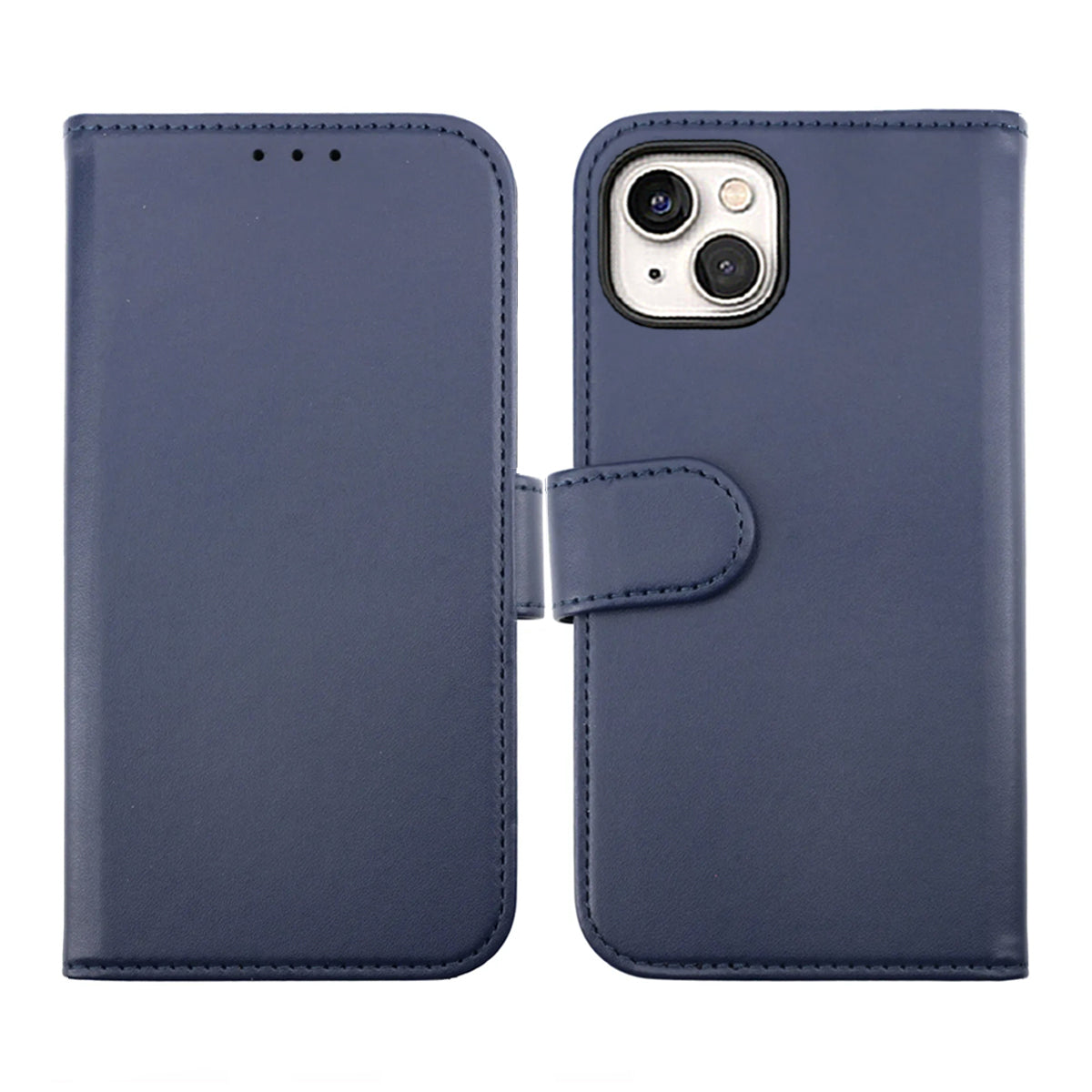 iPhone 14 Plus Plånboksfodral Magnet Rvelon - Blå