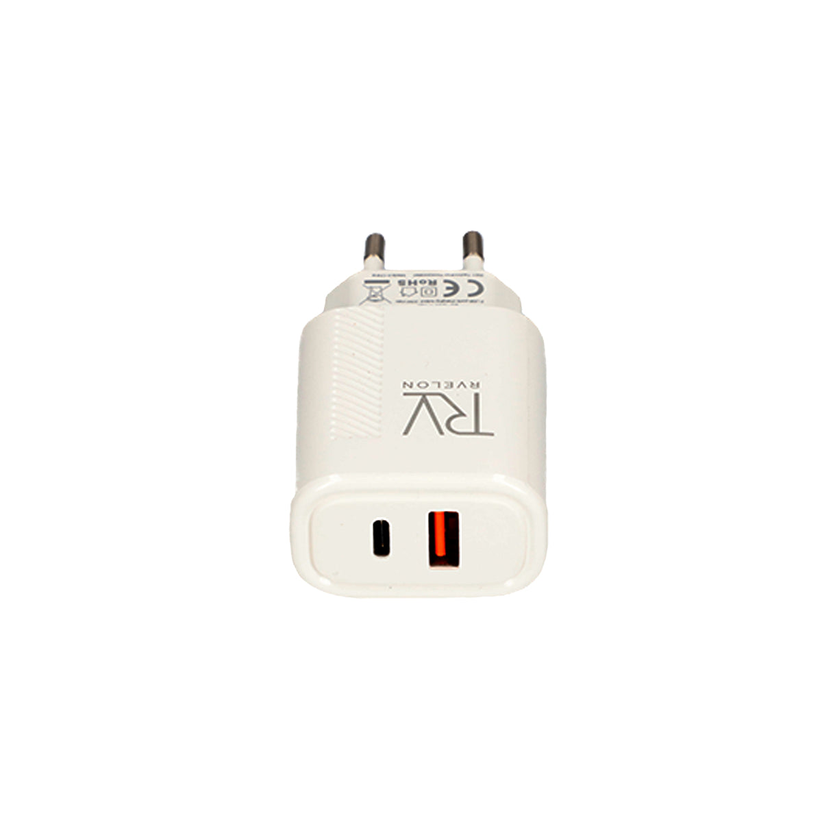 Rvelon Snabbladdare USB-A & USB-C 20W