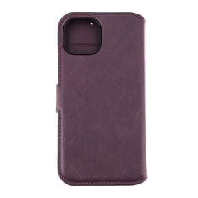 iPhone 15 Plånboksfodral Magnet Rvelon - Lila