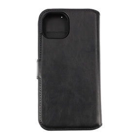 iPhone 15 Plånboksfodral Magnet Rvelon - Svart