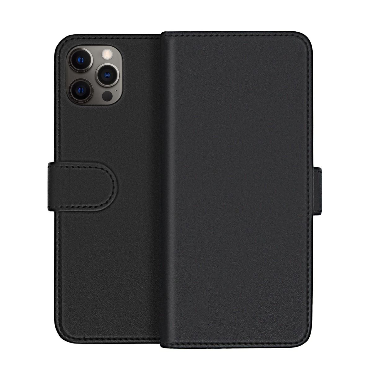 iPhone 13 Pro Max Plånboksfodral Magnet Rvelon - Svart
