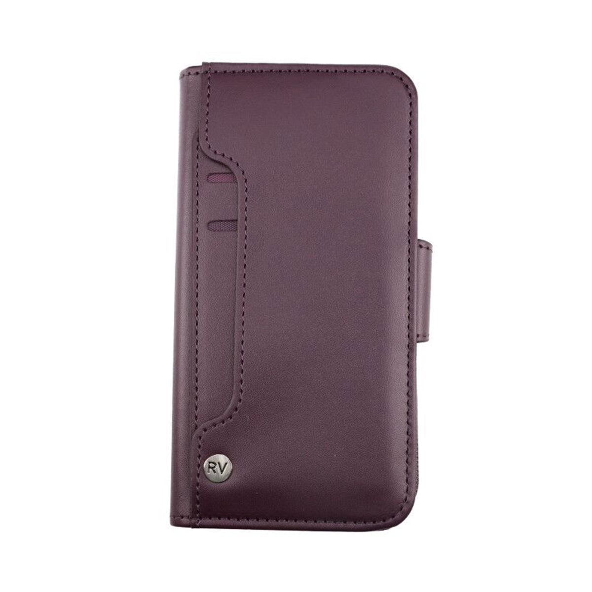 iPhone X/XS Plånboksfodral Extra Kortfack Rvelon - Mörklila
