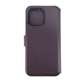 Plånboksfodral Läder Rvelon till iPhone 15 Pro Max - Lila