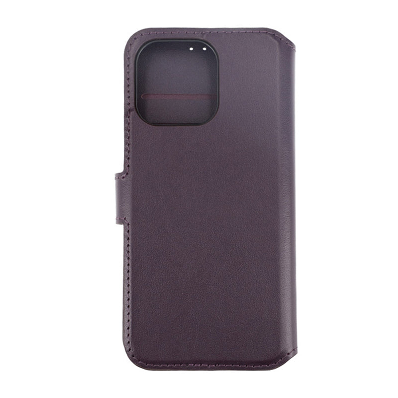 Plånboksfodral Läder Rvelon till iPhone 15 Pro Max - Lila