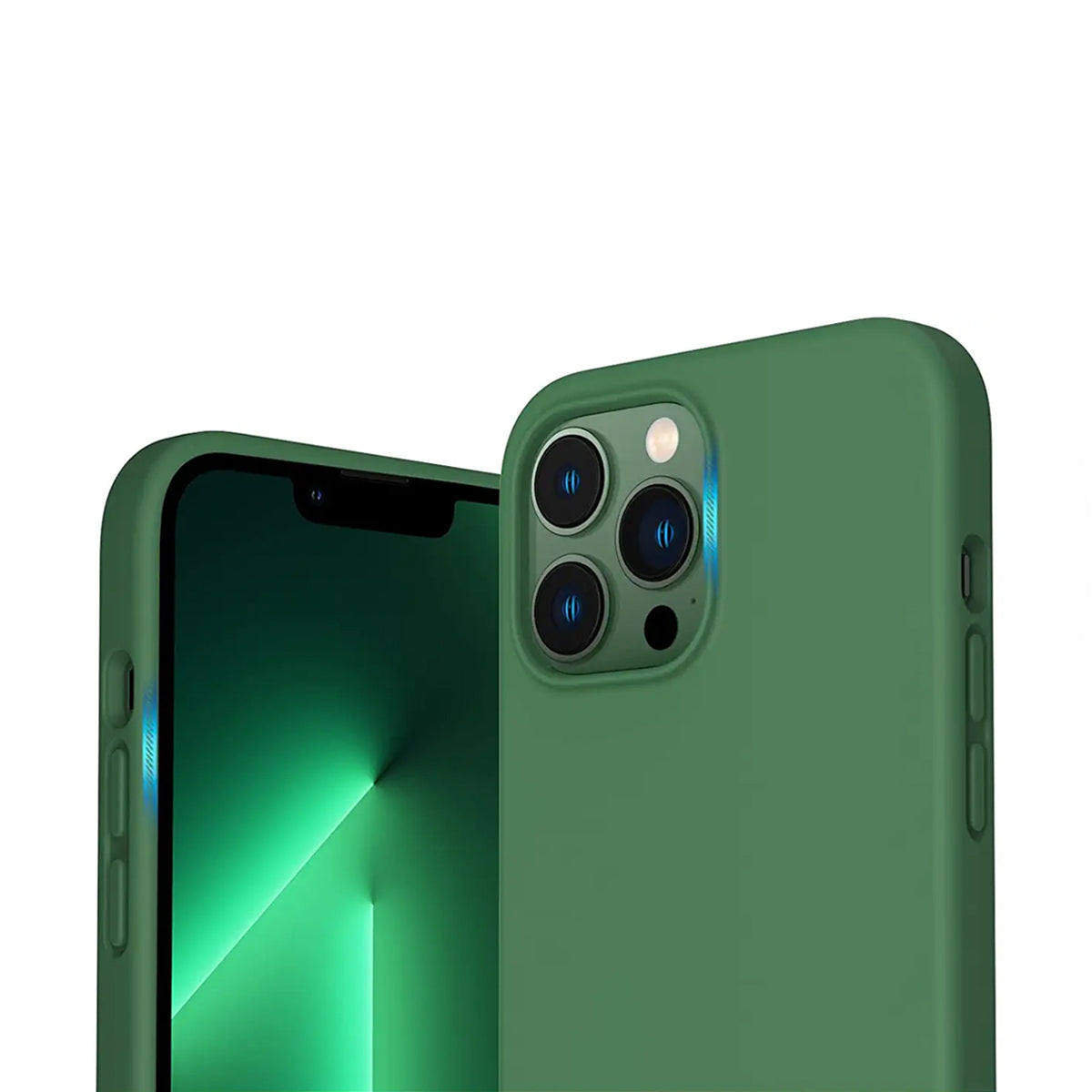 iPhone 14 Pro Silikonskal Rvelon - Grön