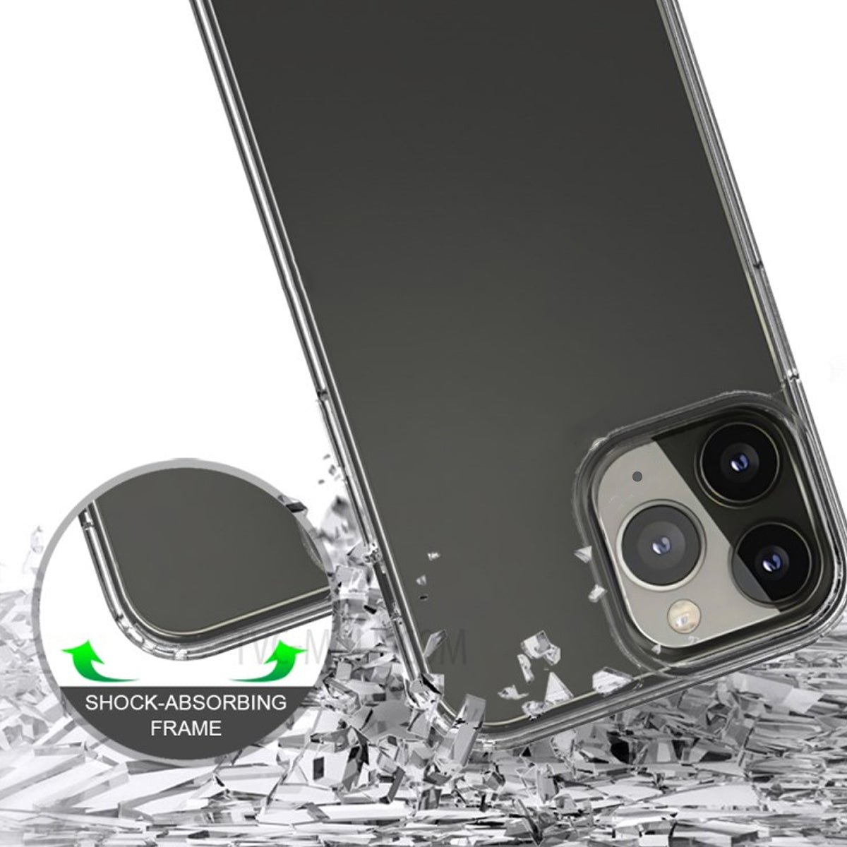 iPhone 11 Pro Stöttåligt Skal Rvelon - Transparent