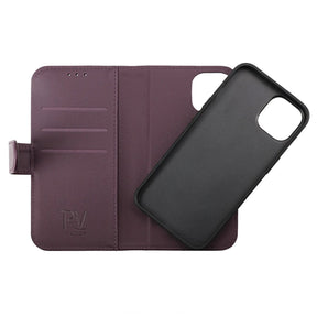 iPhone 14 Plus Plånboksfodral Magnet Rvelon - Lila