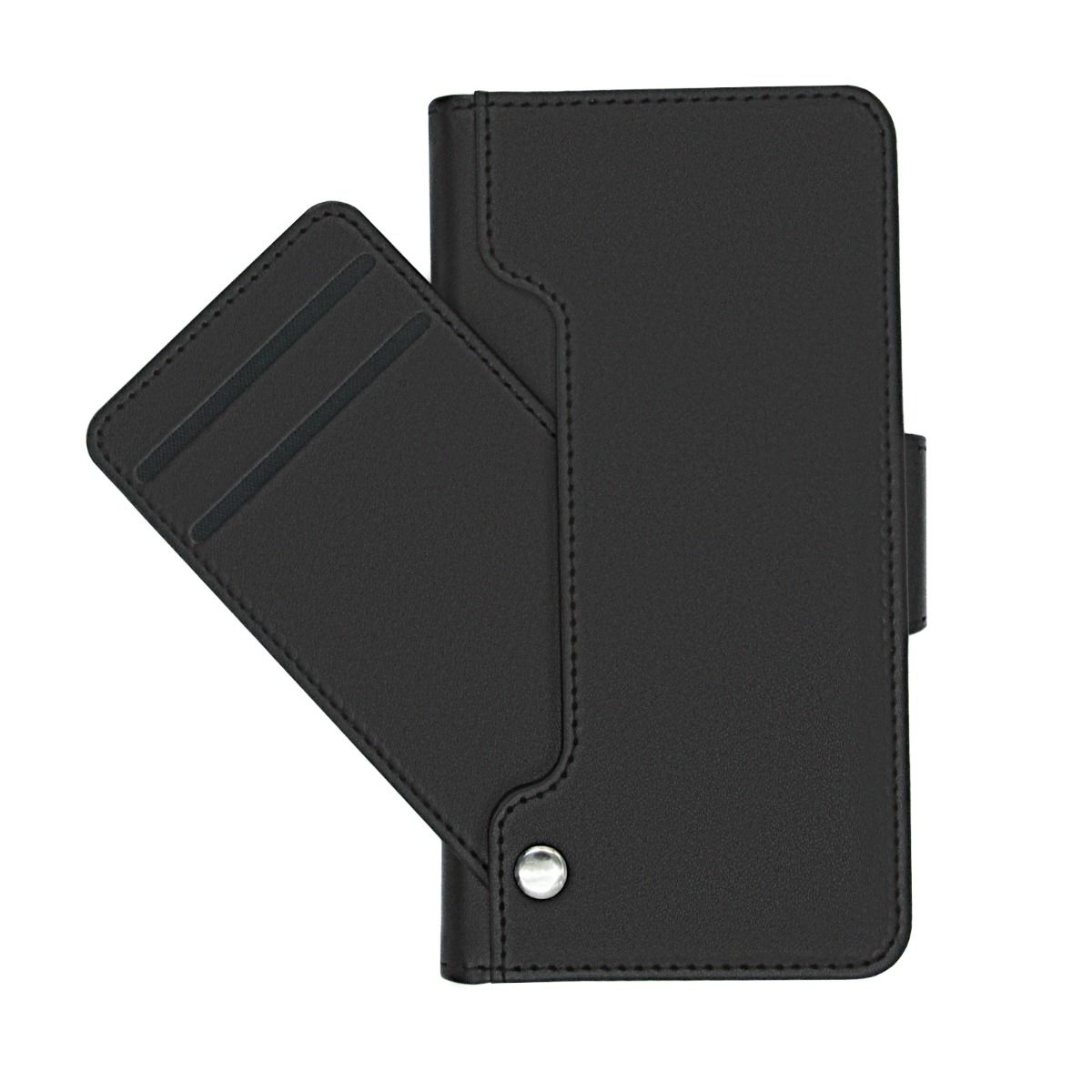 iPhone XS Max Plånboksfodral Extra Kortfack Rvelon - Svart