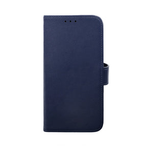 iPhone 14 Pro Max Plånboksfodral Läder Rvelon - Blå