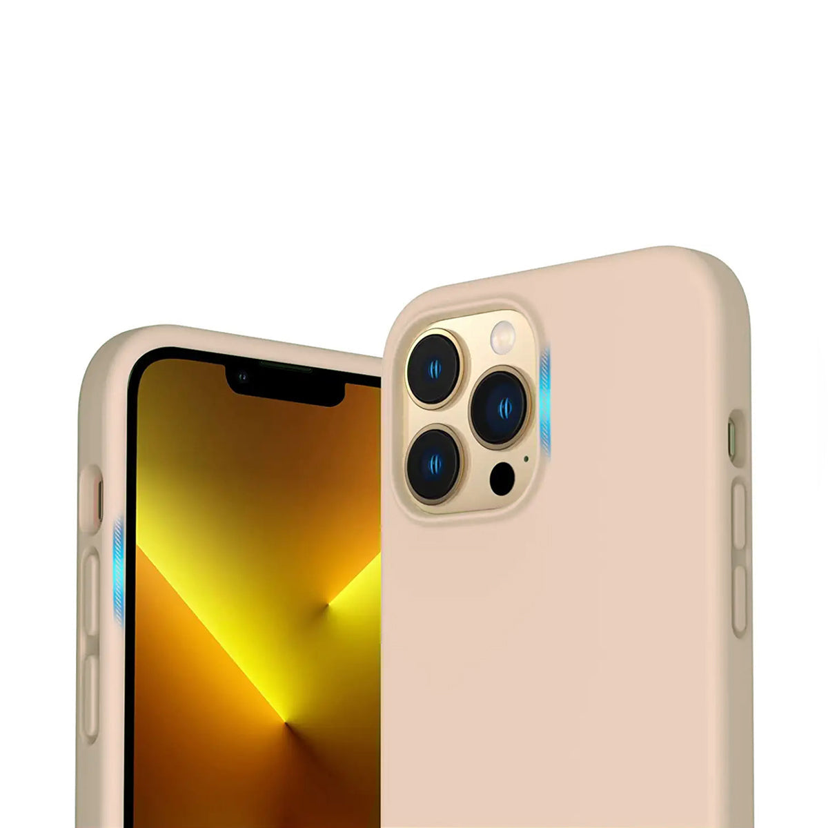 iPhone 14 Pro Silikonskal Rvelon MagSafe - Beige