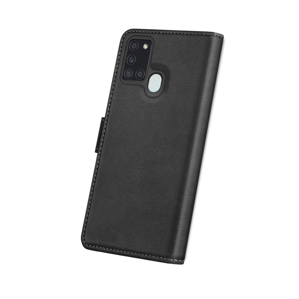 Samsung Galaxy A21s Plånboksfodral Magnet Rvelon - Svart