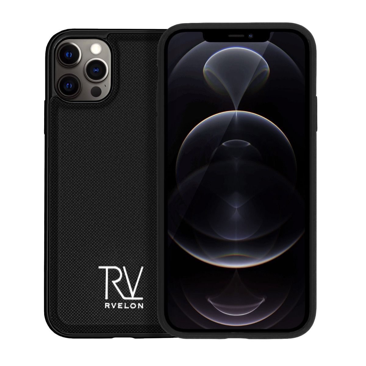 iPhone 13 Pro Max Plånboksfodral Magnet Rvelon - Svart