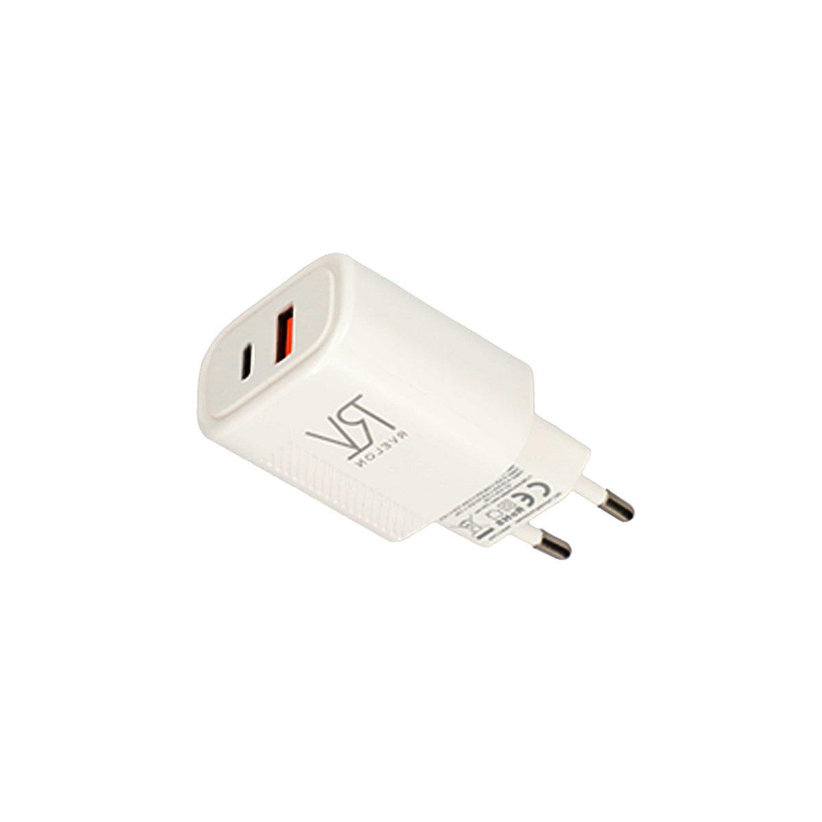 Rvelon Snabbladdare USB-A & USB-C 20W