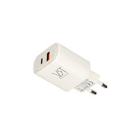 Rvelon Snabbladdare USB-A & USB-C 20W