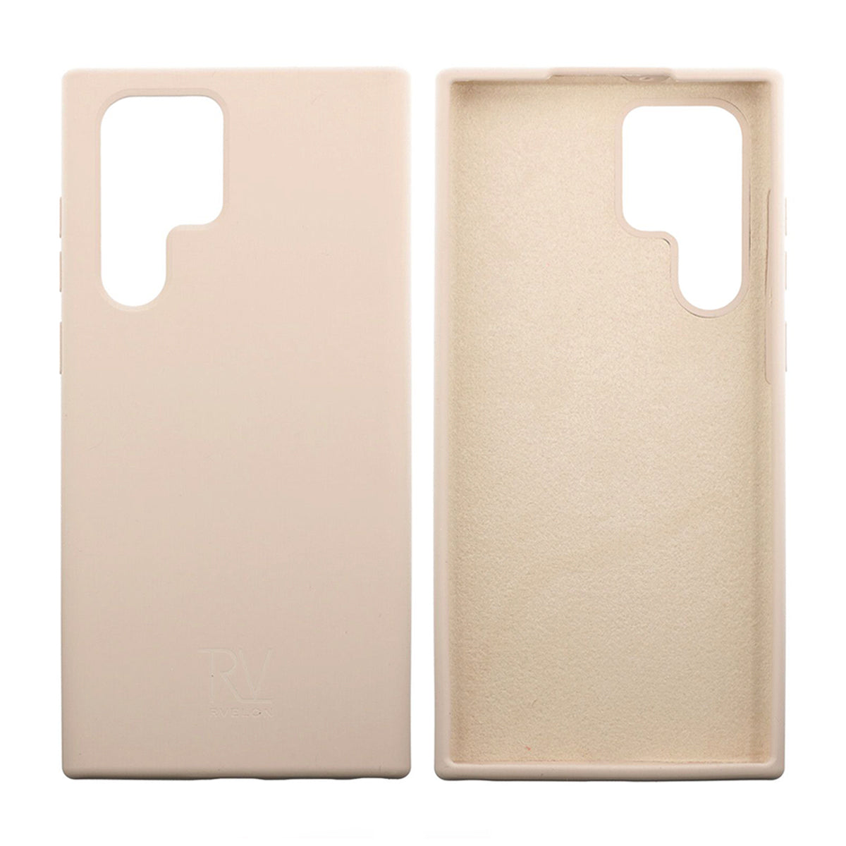 Samsung Galaxy S22 Ultra Silikonskal Rvelon - Beige