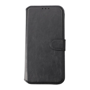 iPhone 15 Pro Max Plånboksfodral Magnet Rvelon - Svart