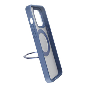 iPhone 15 Pro Skal med MagSafe Stativ Rvelon - Blå