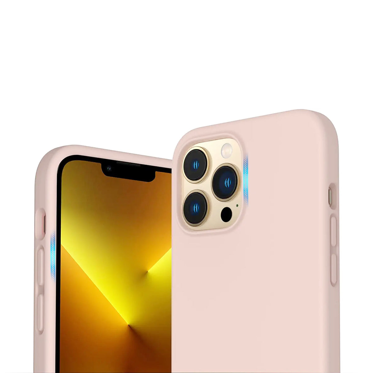 iPhone 14 Pro Silikonskal Rvelon - Sand Rosa