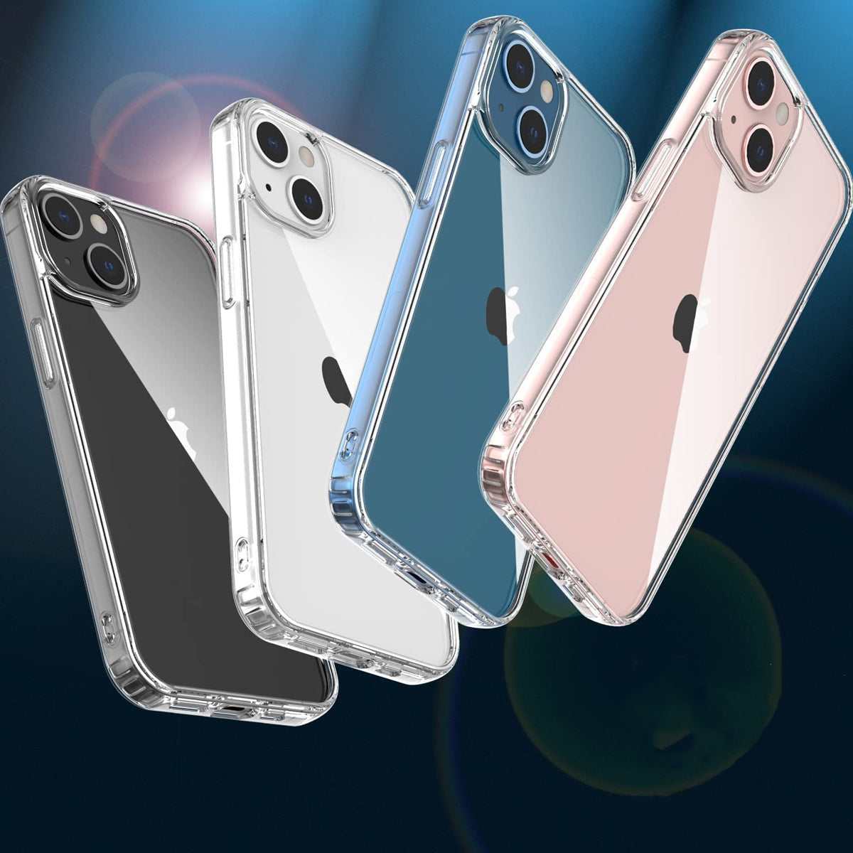 iPhone 13 Skal Stöttåligt Rvelon - Transparent