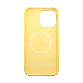 iPhone 14 Silikonskal Rvelon MagSafe - Gul