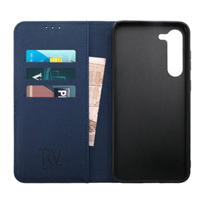 Samsung Galaxy S23 Plus Plånboksfodral Magnet Rvelon - Blå