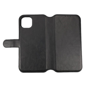 iPhone 15 Plus Plånboksfodral Magnet Rvelon - Svart