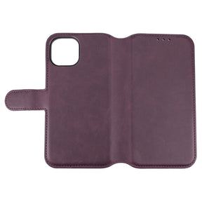 iPhone 15 Plånboksfodral Magnet Rvelon - Lila
