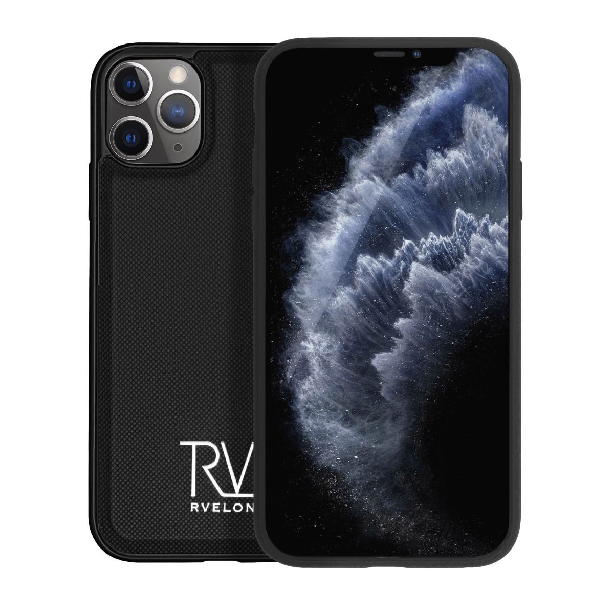 iPhone 11 Pro Max Plånboksfodral Magnet Rvelon - Svart