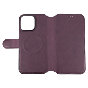 iPhone 15 Pro Max Plånboksfodral med Magsafe Rvelon - Lila